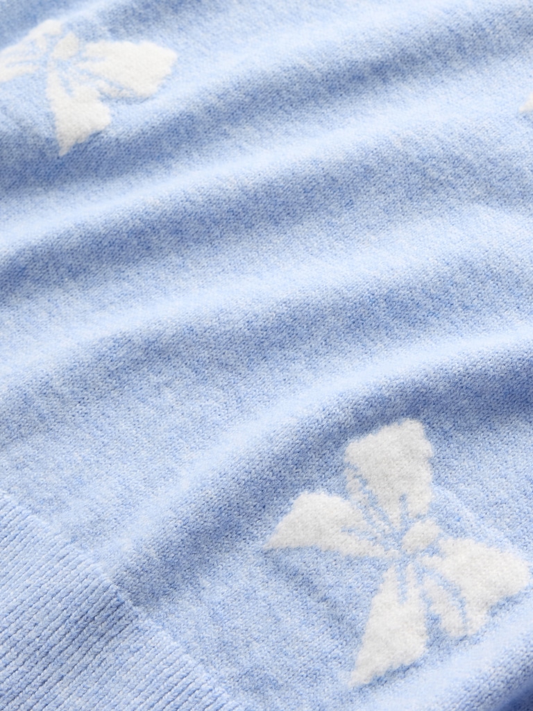 Kids CashSoft Relaxed Intarsia Sweater