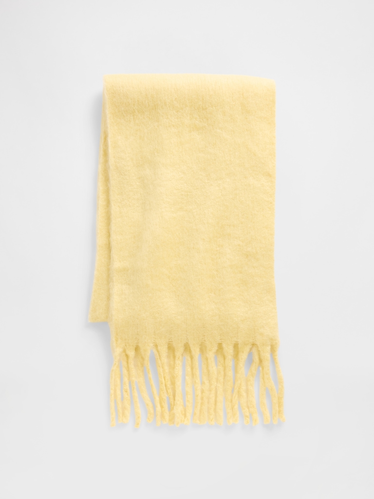 Brushed Fringe Scarf