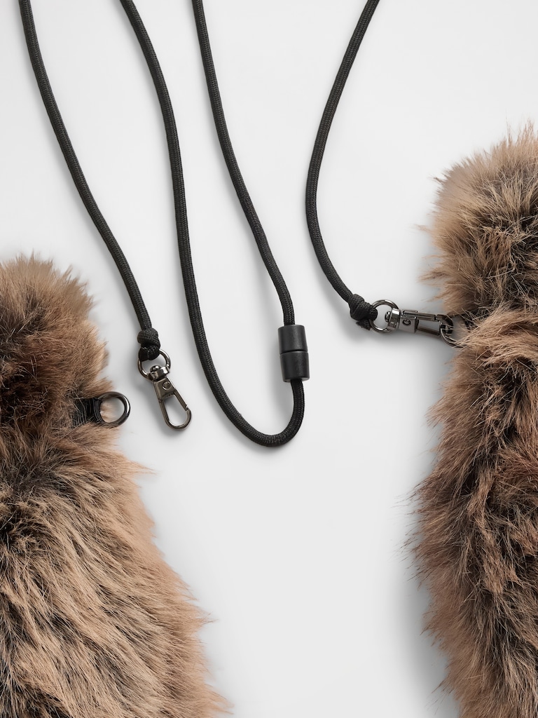 Faux Fur Mittens