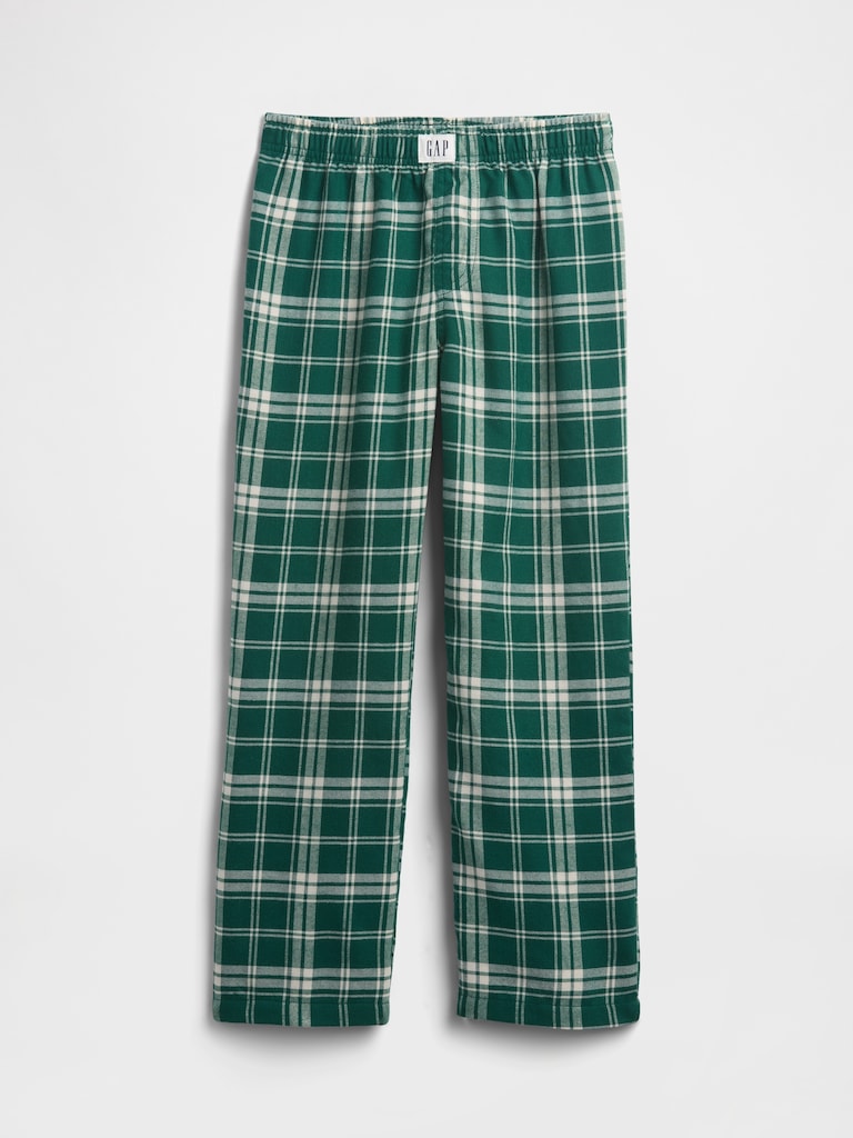 Kids 100% Recycled Flannel PJ Pants