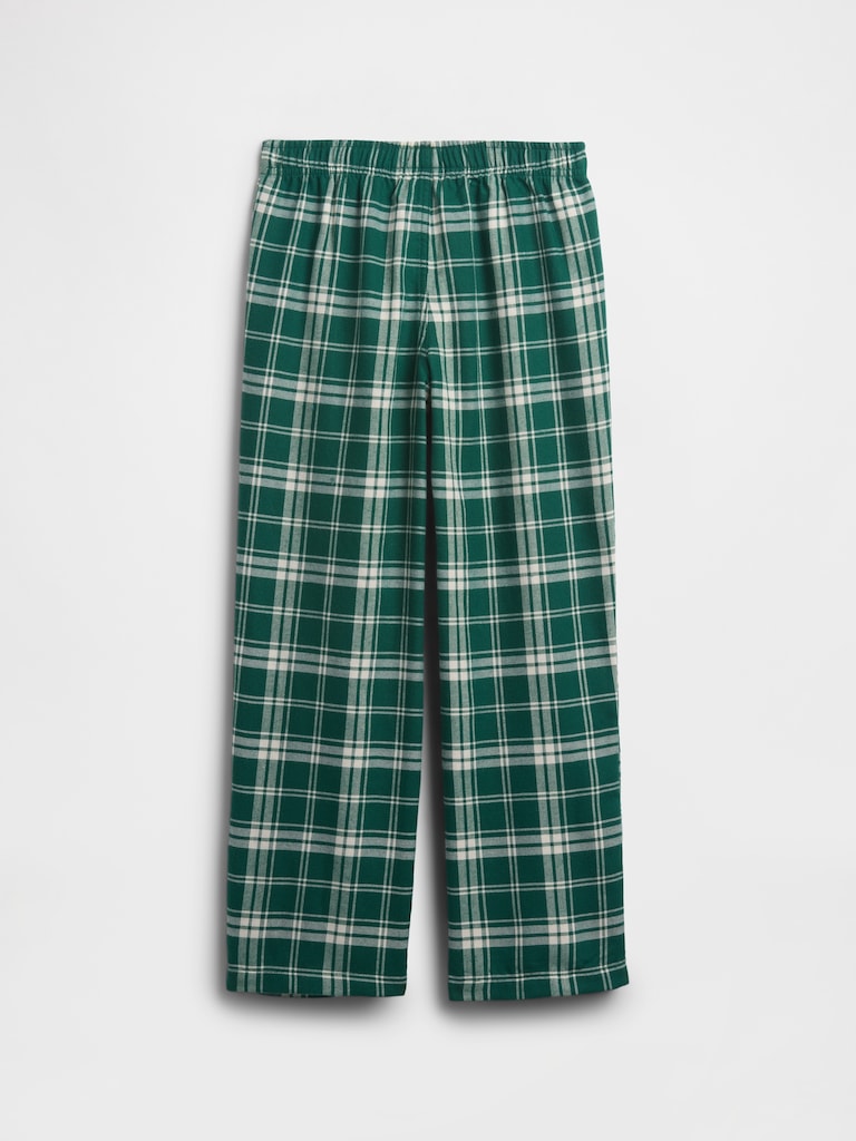 Kids 100% Recycled Flannel PJ Pants