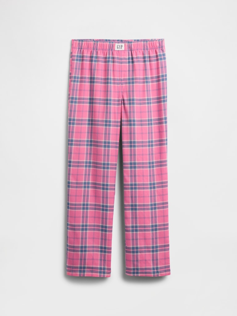 Kids 100% Recycled Flannel PJ Pants