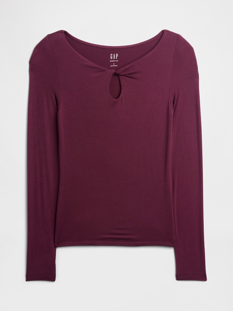 Twist Boatneck Top