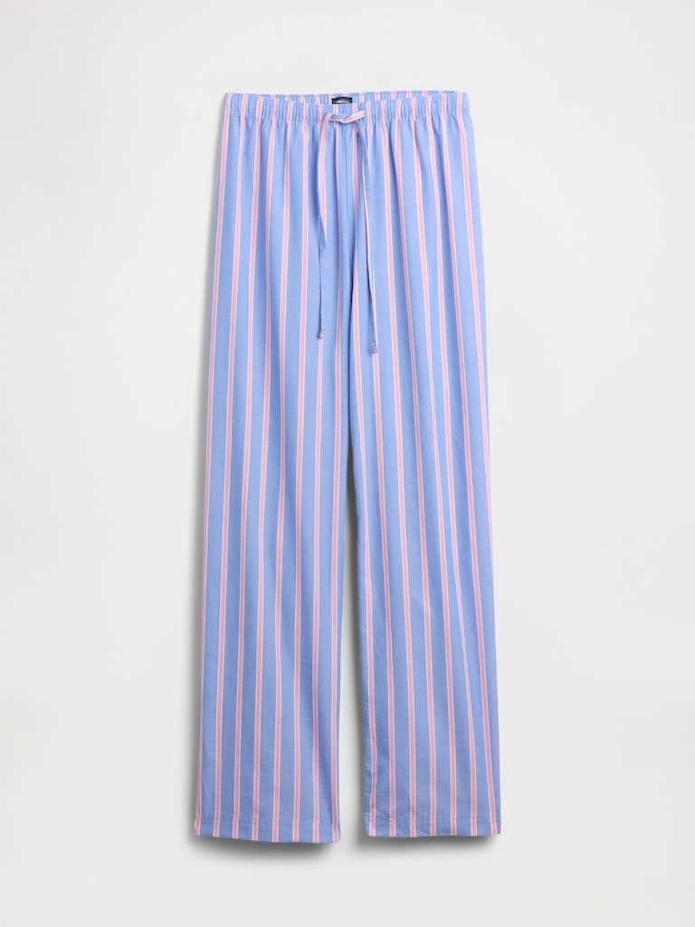 Print Poplin PJ Pants