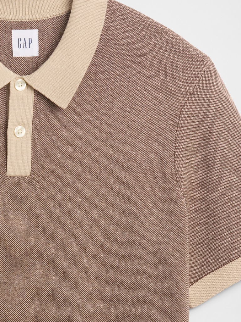 Sweater Polo Shirt