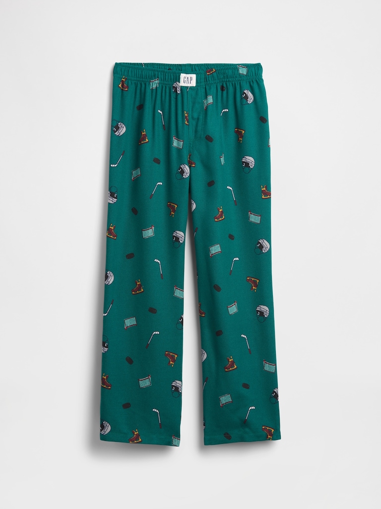 Kids 100% Recycled Flannel PJ Pants