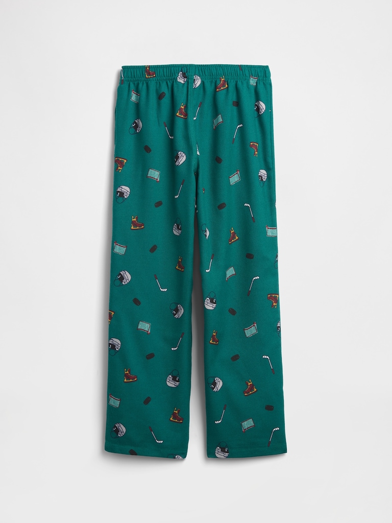 Kids 100% Recycled Flannel PJ Pants