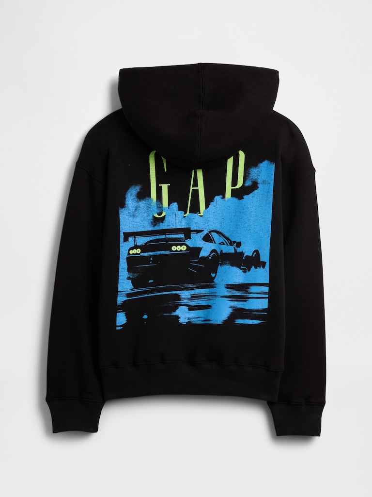 Kids Relaxed Gap Graphic Hoodie