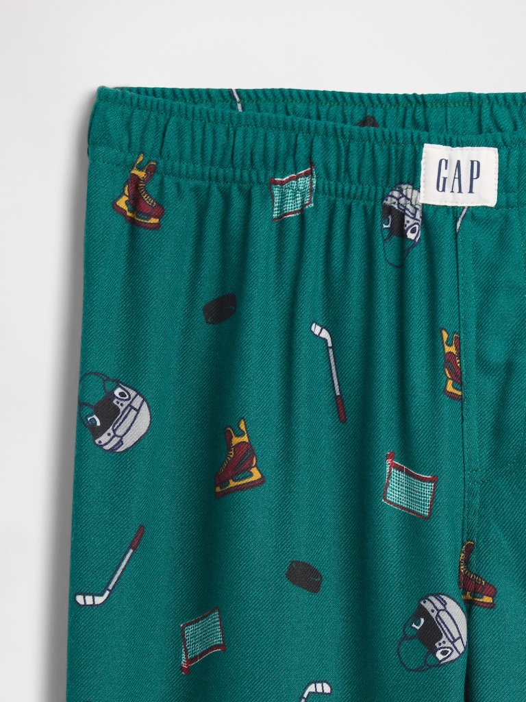 Kids 100% Recycled Flannel PJ Pants