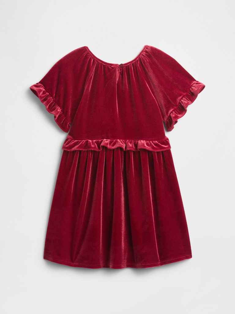 babyGap Velour Ruffle Dress