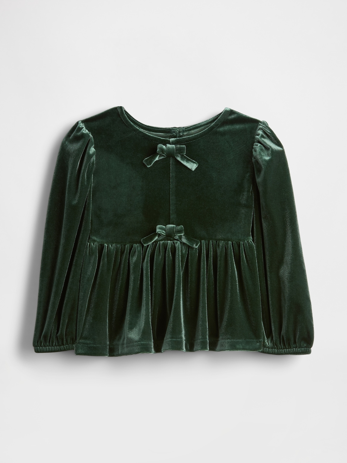 Baby & Toddler Velour Bow Top