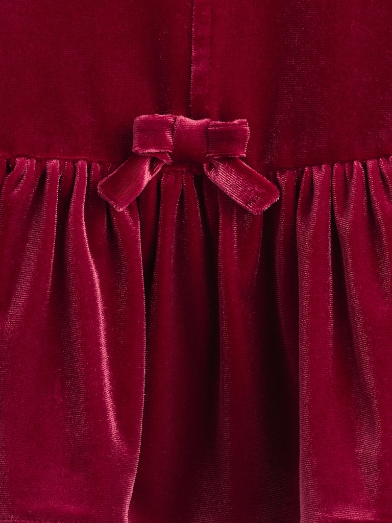 Baby & Toddler Velour Bow Top