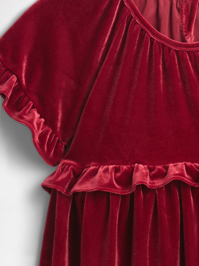 babyGap Velour Ruffle Dress