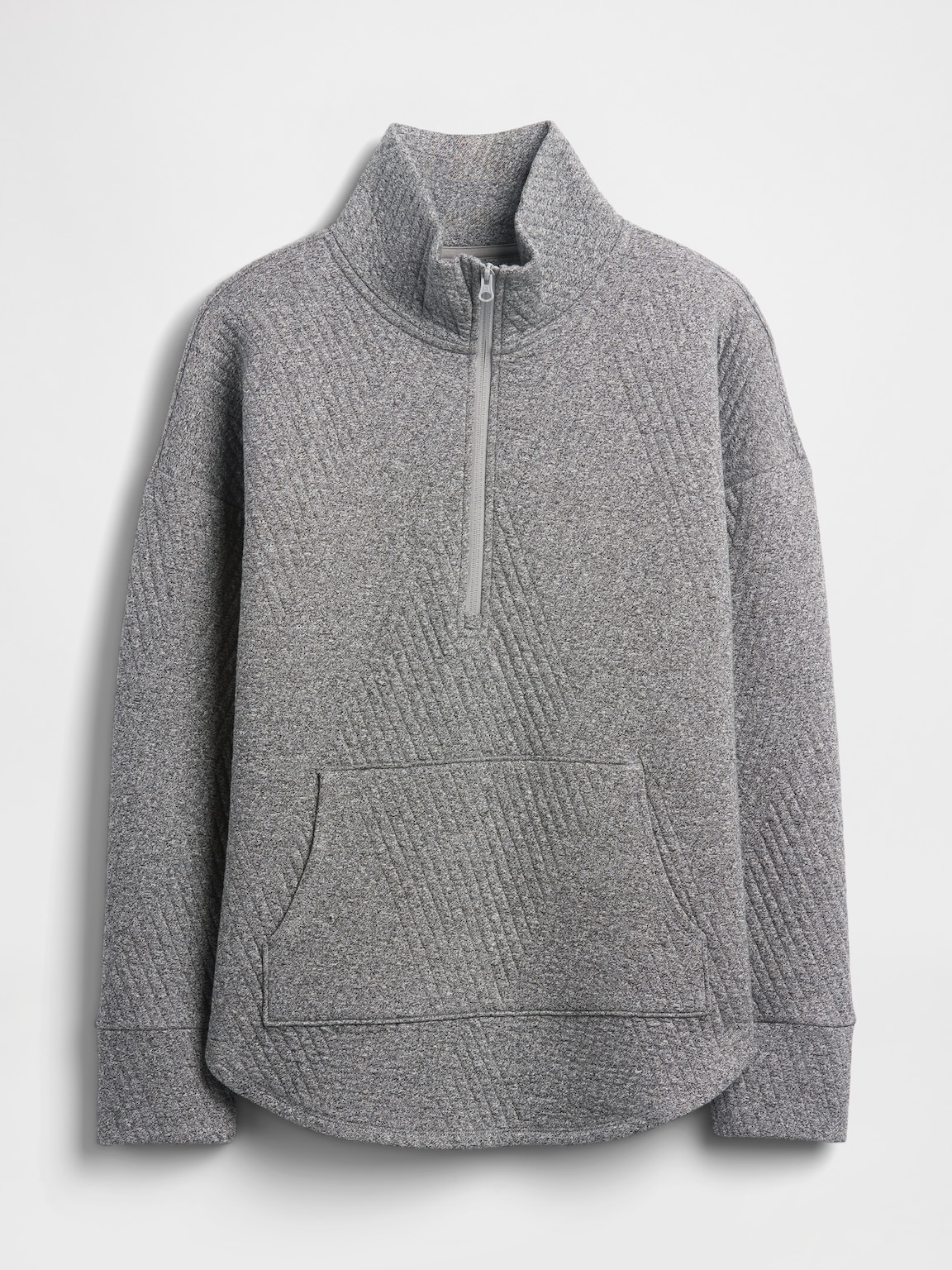 GapFit Quilted Jacquard Half-Zip Pullover