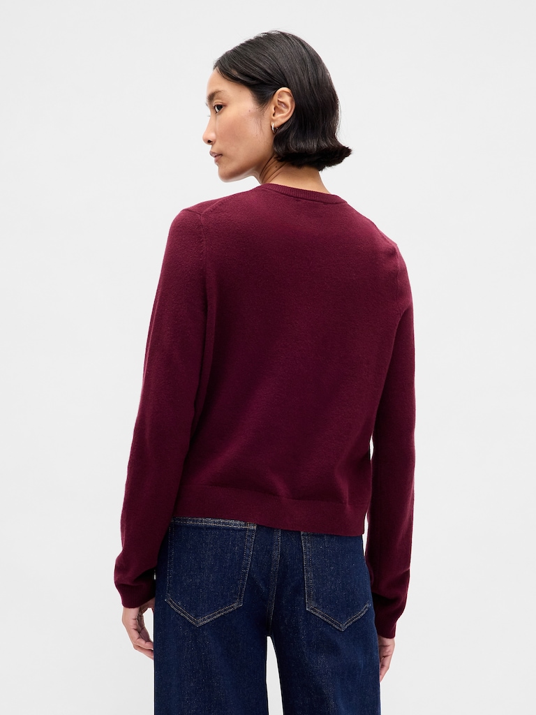 CashSoft Crop Cardigan