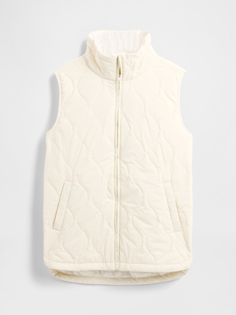 Recycled Lightweight Quilted Puffer Vest