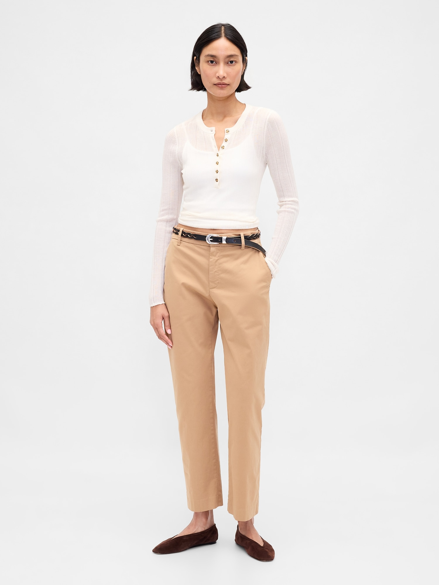 Women Pants Straight Leg | Gap