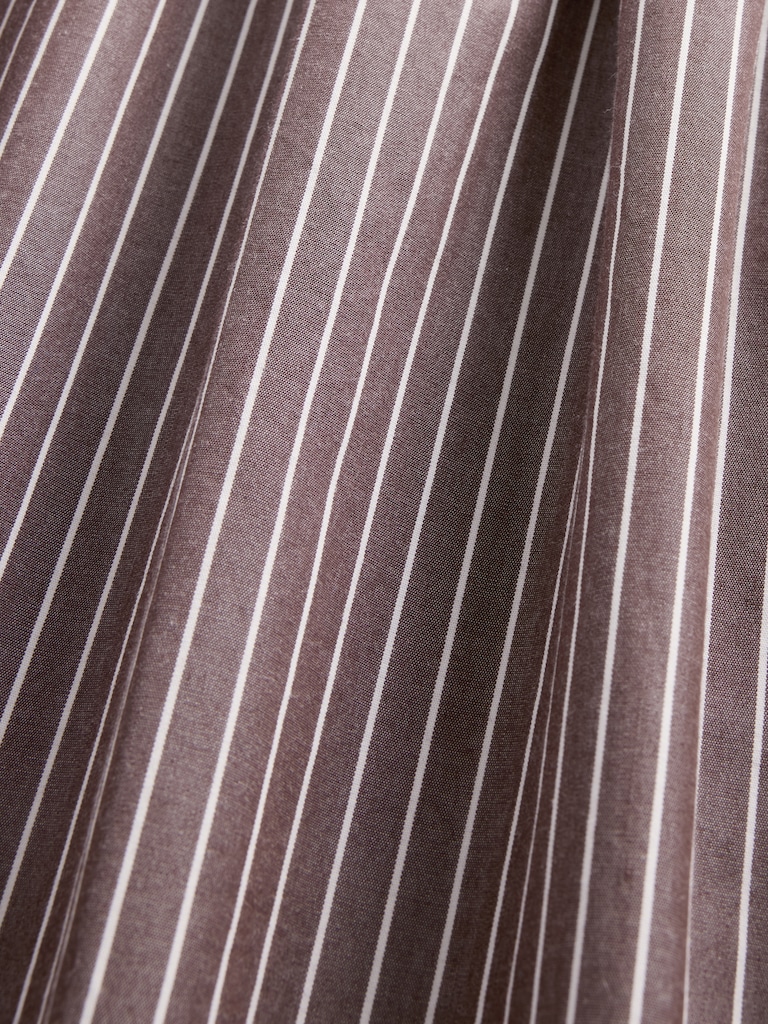 Poplin Drop-Waist Maxi Skirt