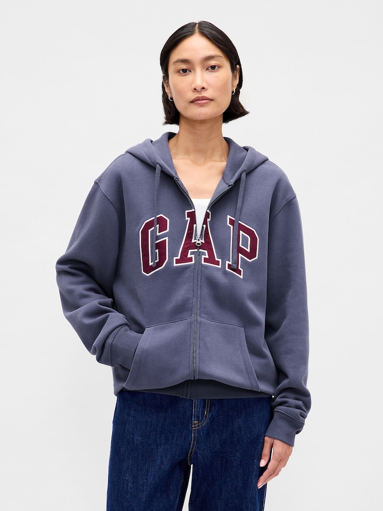 Adult VintageSoft Arch Logo Full-Zip Hoodie
