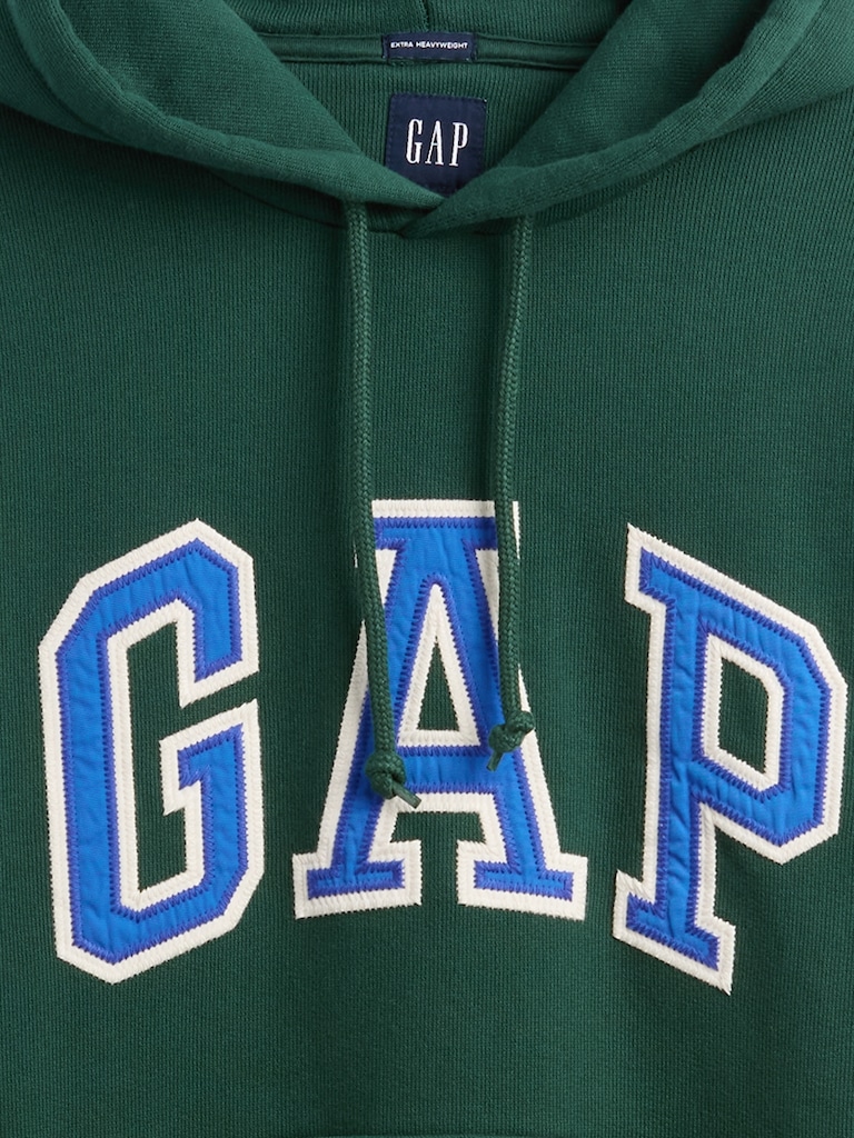 Extra Heavyweight French Terry Oversized Logo Hoodie