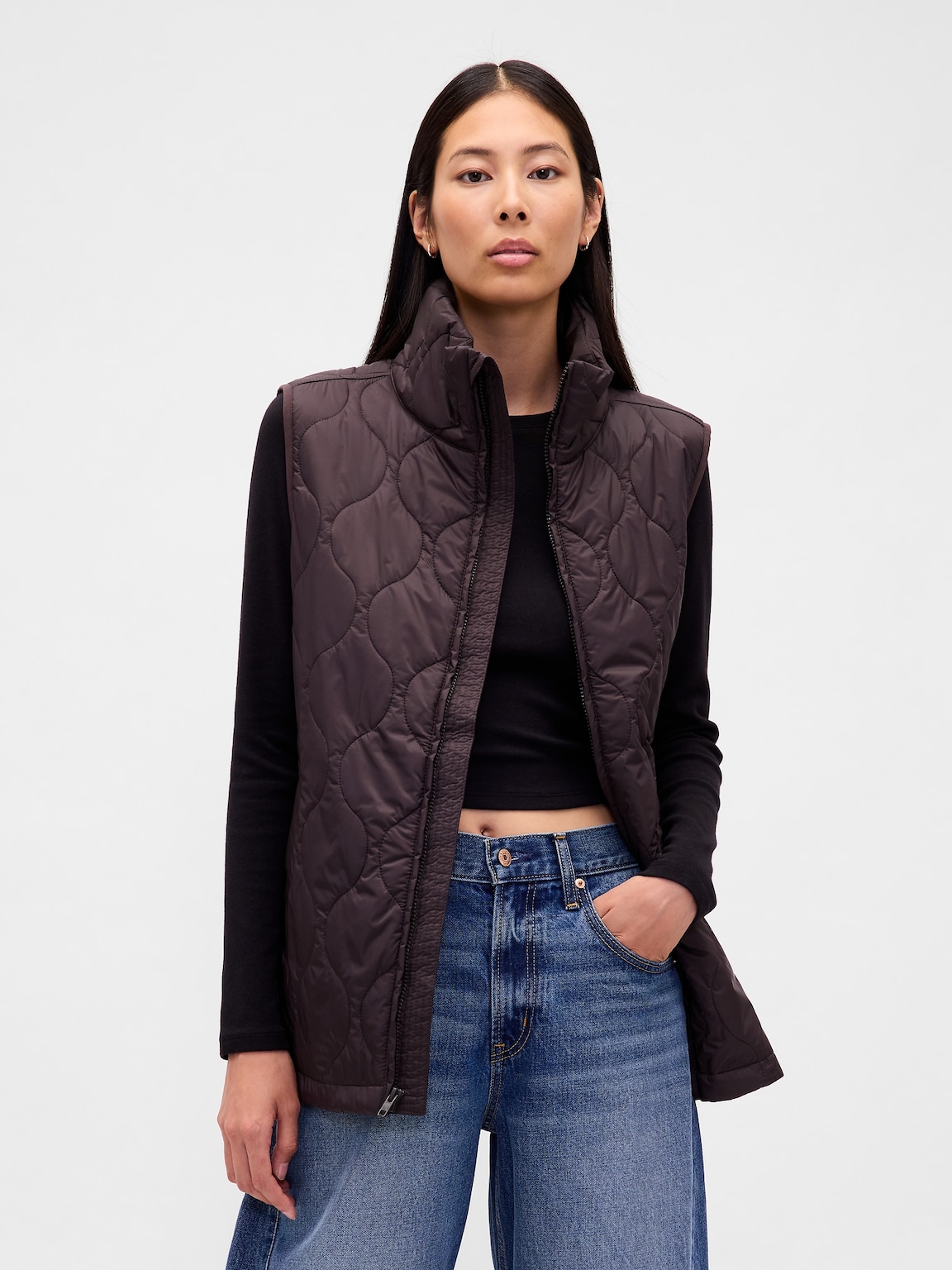 Recycled Lightweight Quilted Puffer Vest