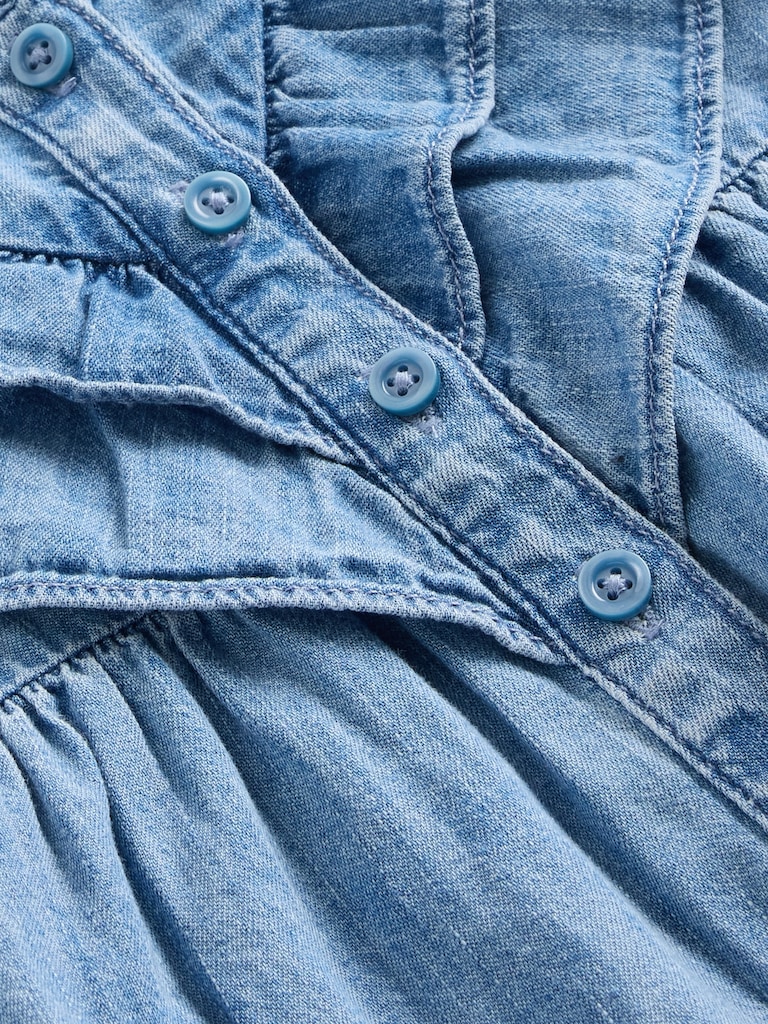 Baby Ruffle Denim Outfit Set