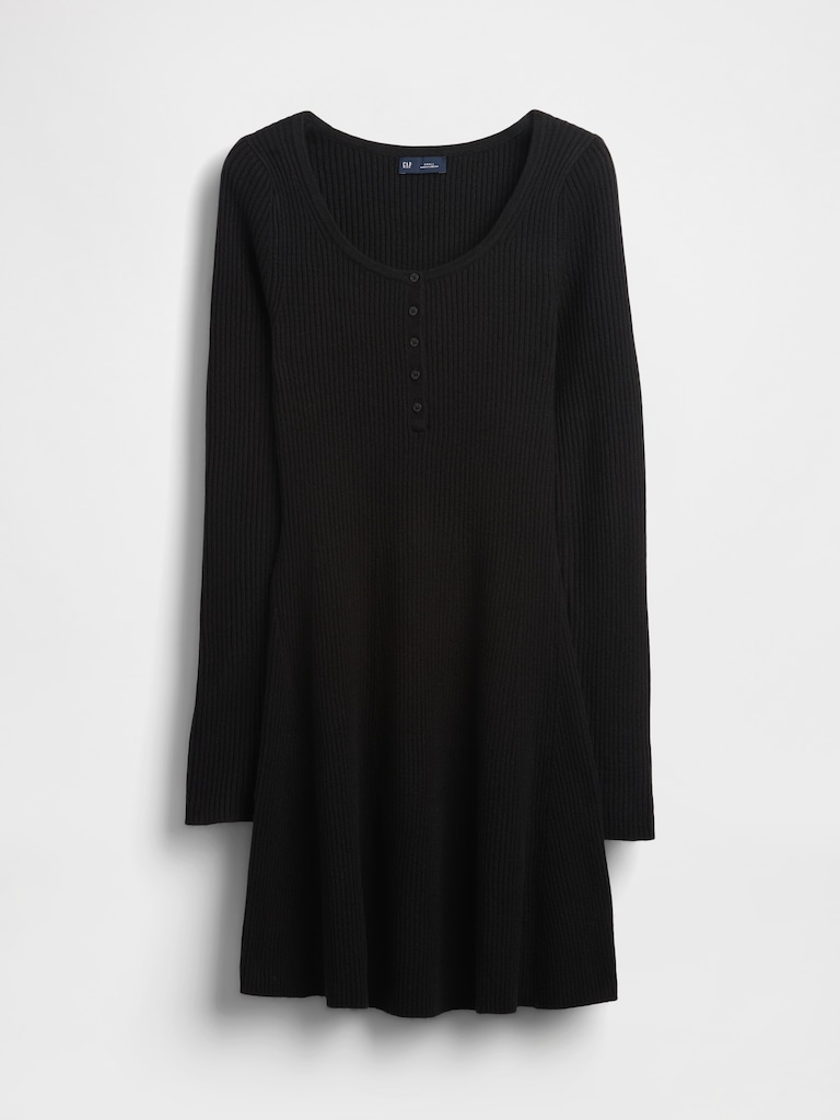 CashSoft Rib Mini Sweater Dress