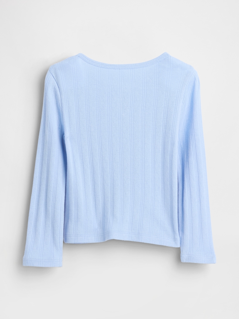 Baby & Toddler Pointelle Bow Top