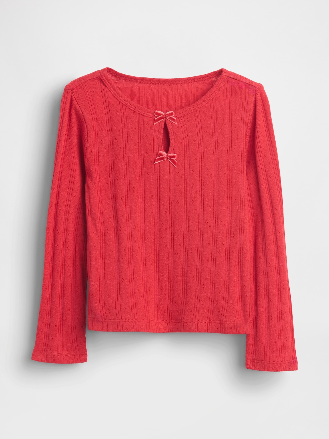 Baby & Toddler Pointelle Bow Top