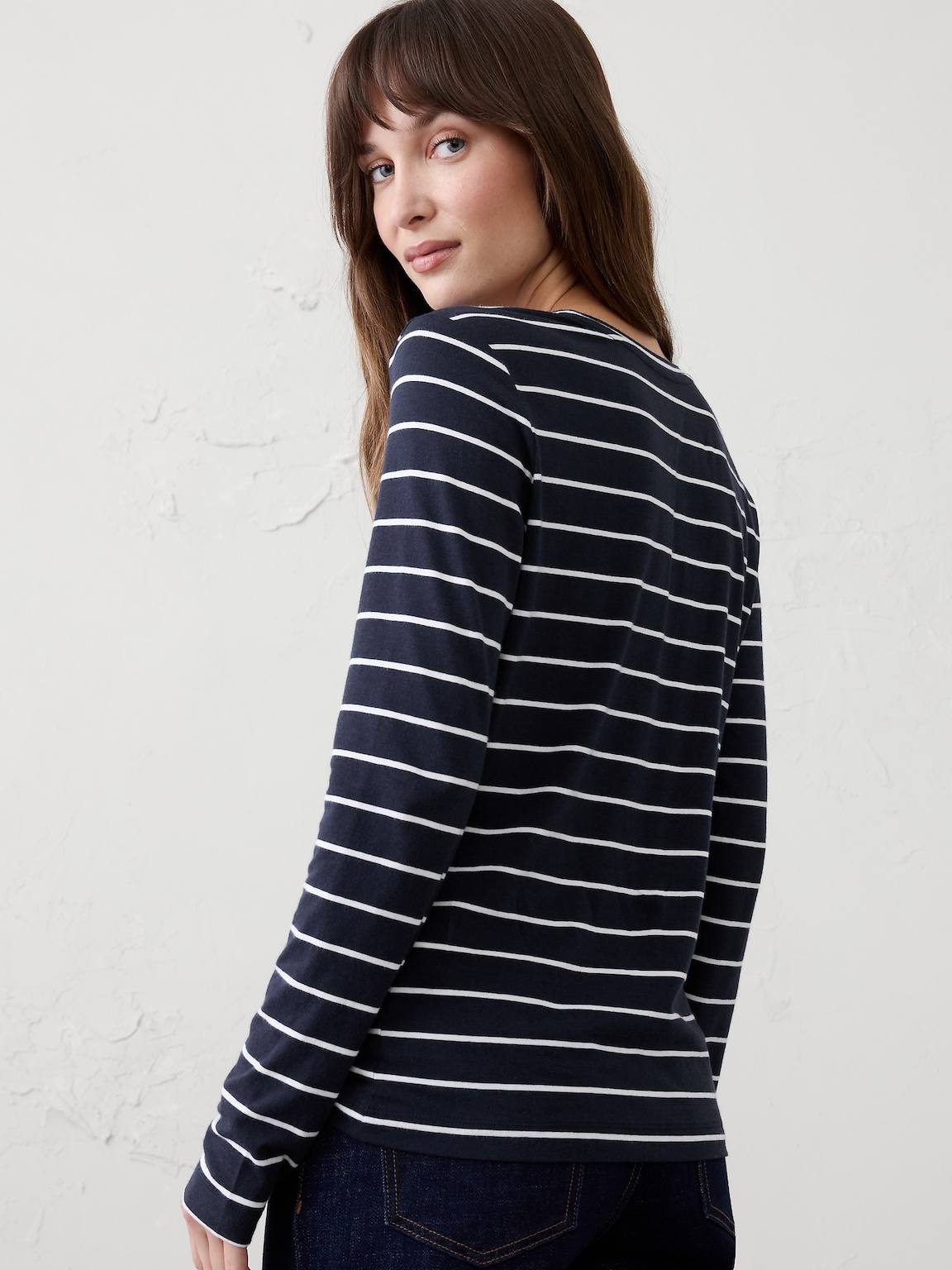 Timeless Long-Sleeve Crew-Neck T-Shirt