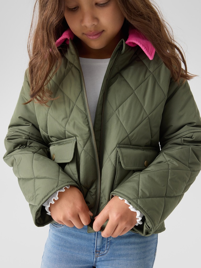 Kids Quilted Barn Jacket
