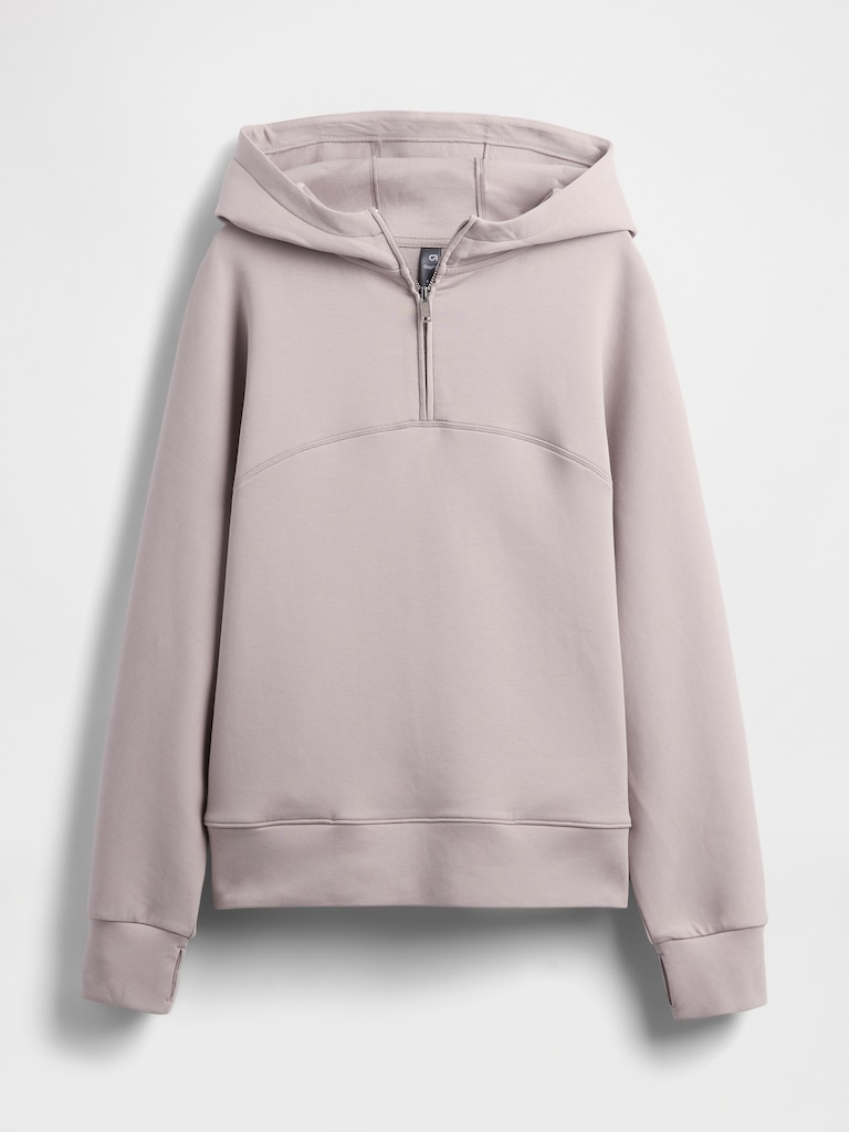GapFit Oversized Quarter-Zip Hoodie