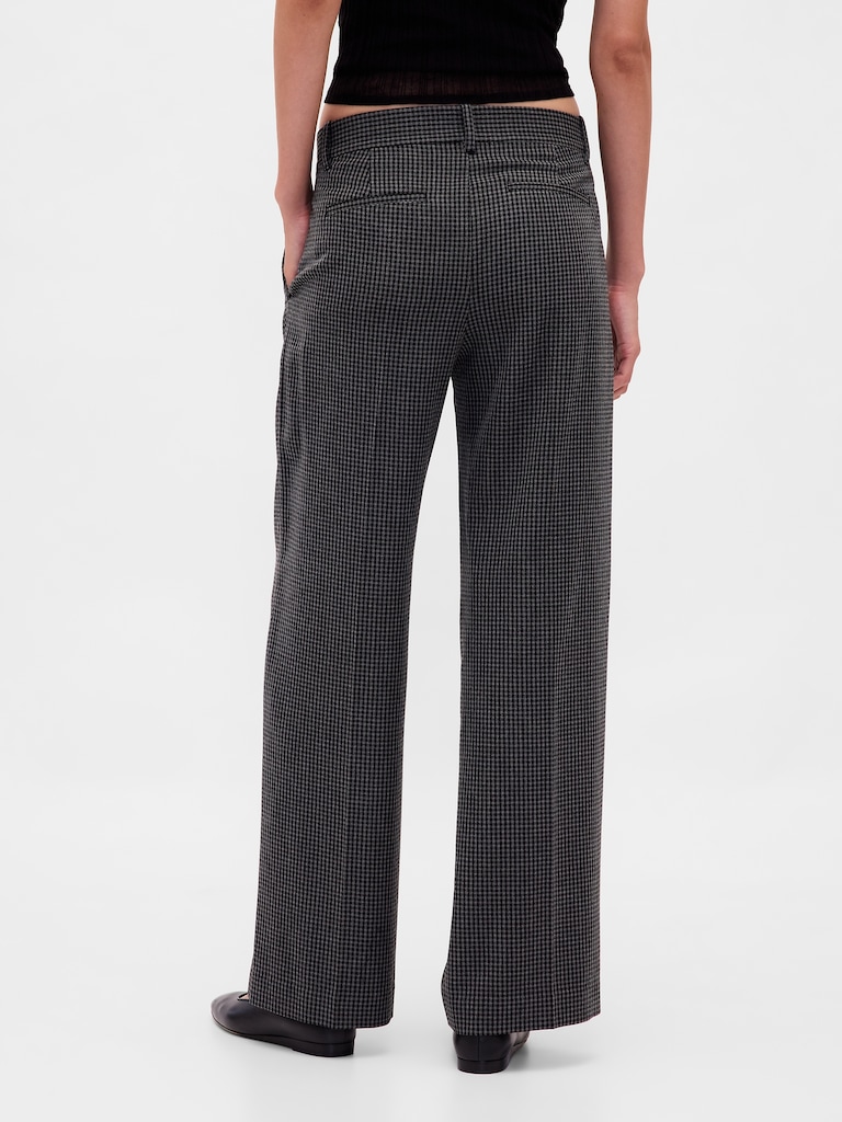 365 Low Rise Brushed Twill Pleated Trousers