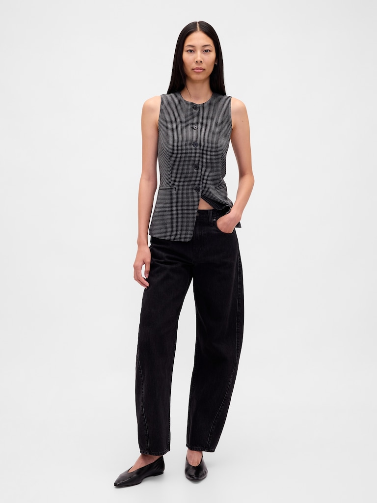 High-Neck Vest