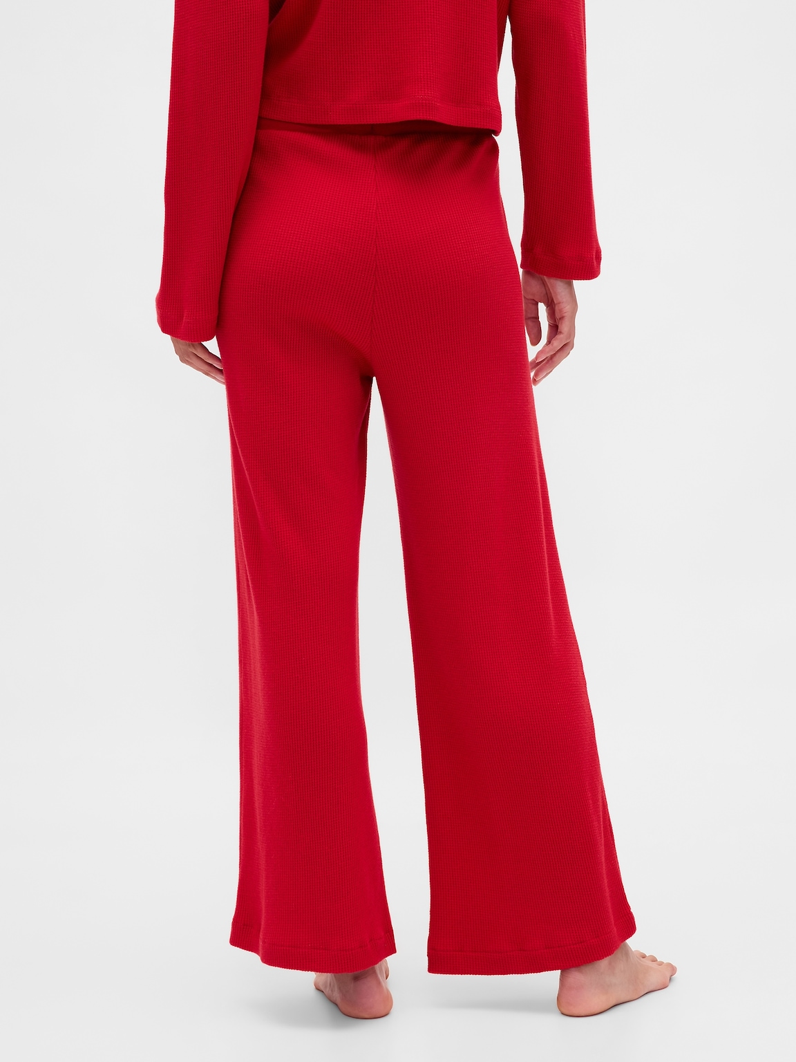 Waffle Wide-Leg PJ Pants