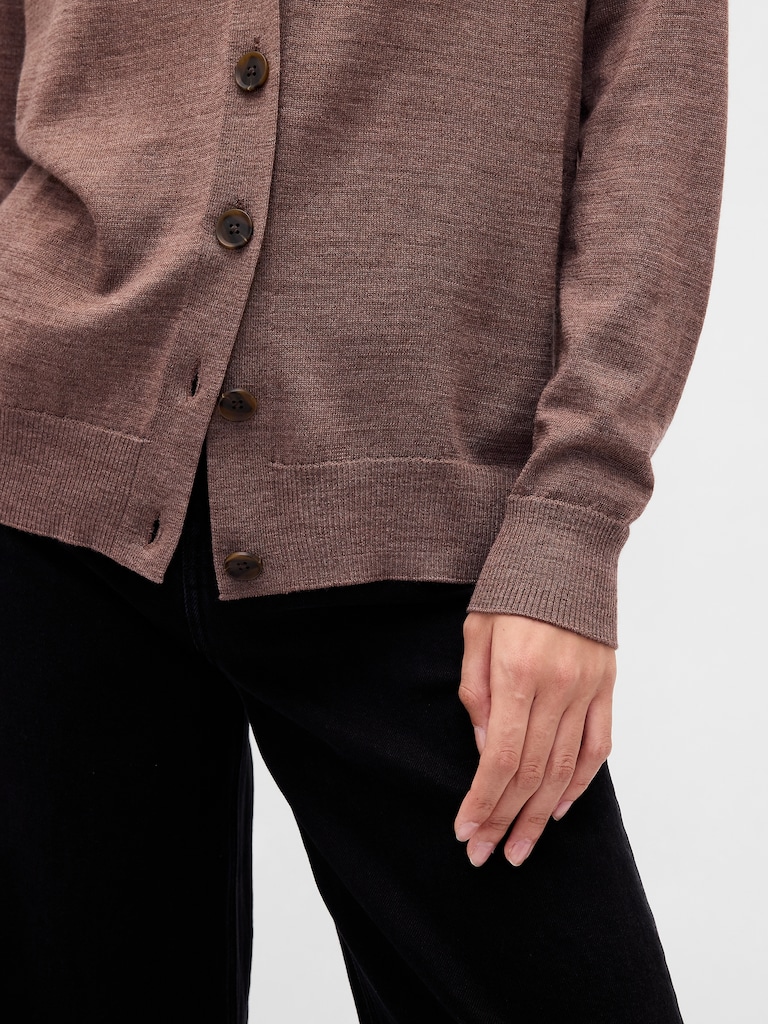 Merino Boyfriend Cardigan