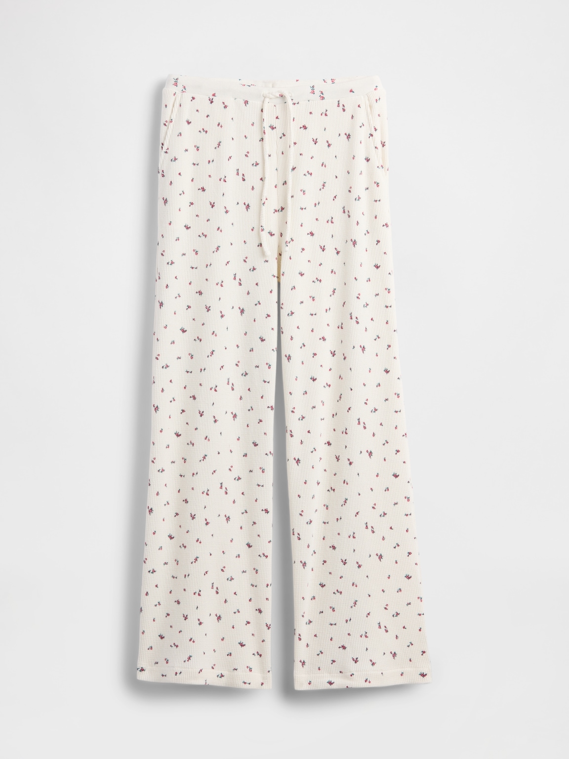 Waffle Wide-Leg PJ Pants