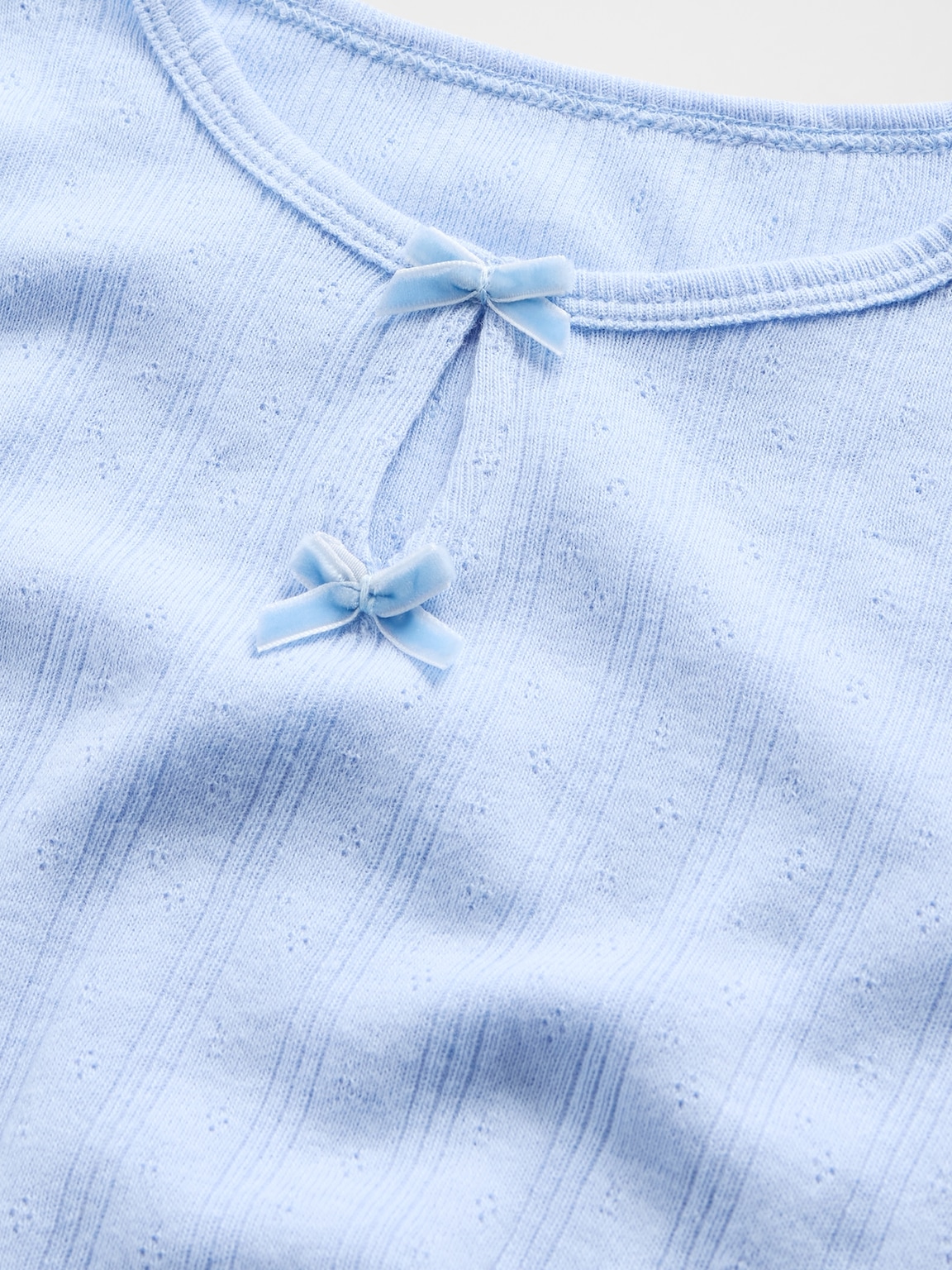 Baby & Toddler Pointelle Bow Top