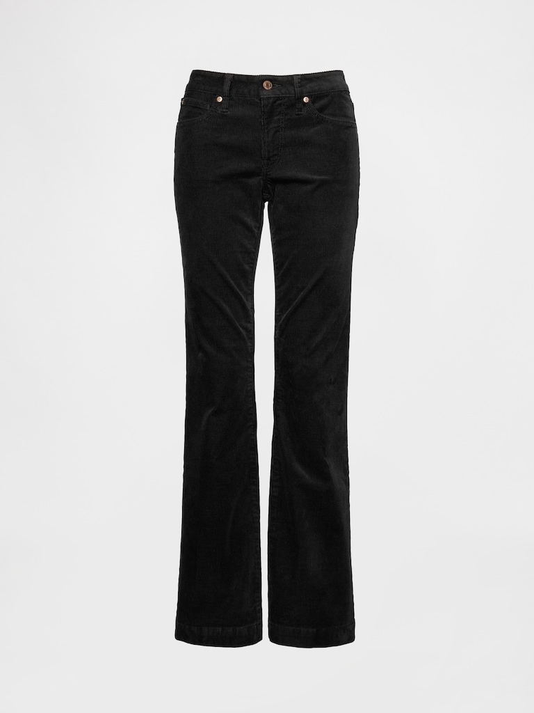 Low Rise Corduroy Long & Lean Pants