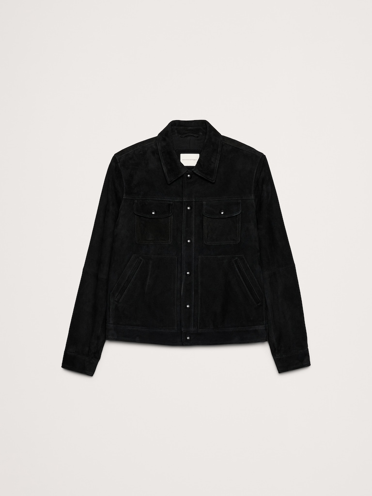 Suede Trucker Jacket