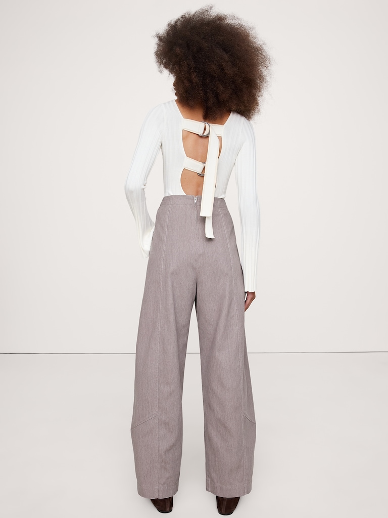 High-Rise Utility Barrel Pant