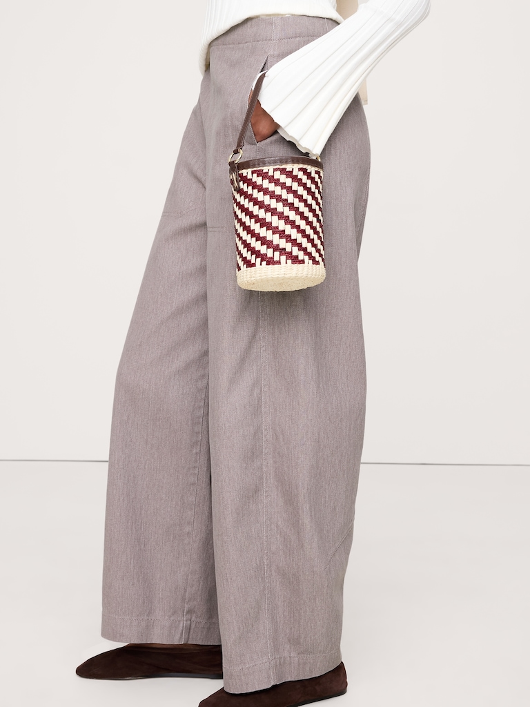 High-Rise Utility Barrel Pant