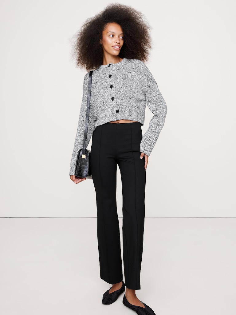 Crop Flare Everywhere Ponte Pull-On Pant