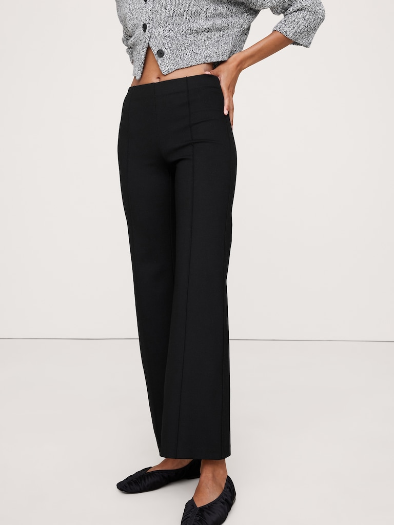 Crop Flare Everywhere Ponte Pull-On Pant