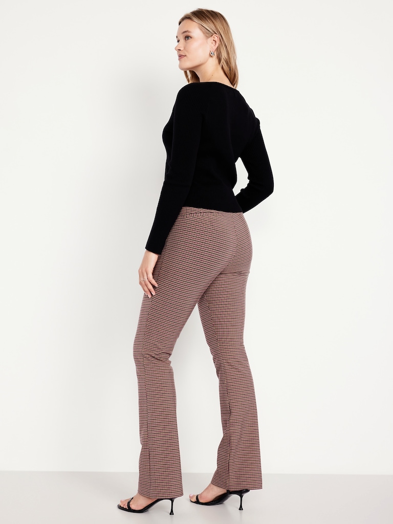 High-Waisted Pixie Flare Pants