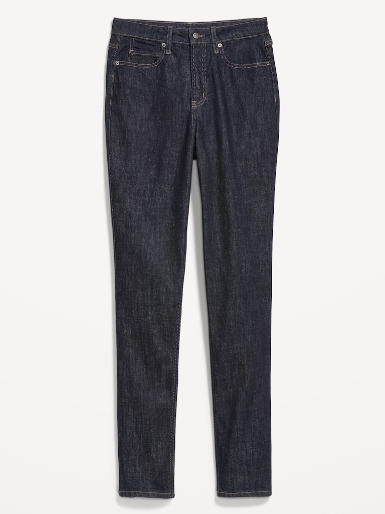 Curvy Extra High-Waisted Straight Jeans