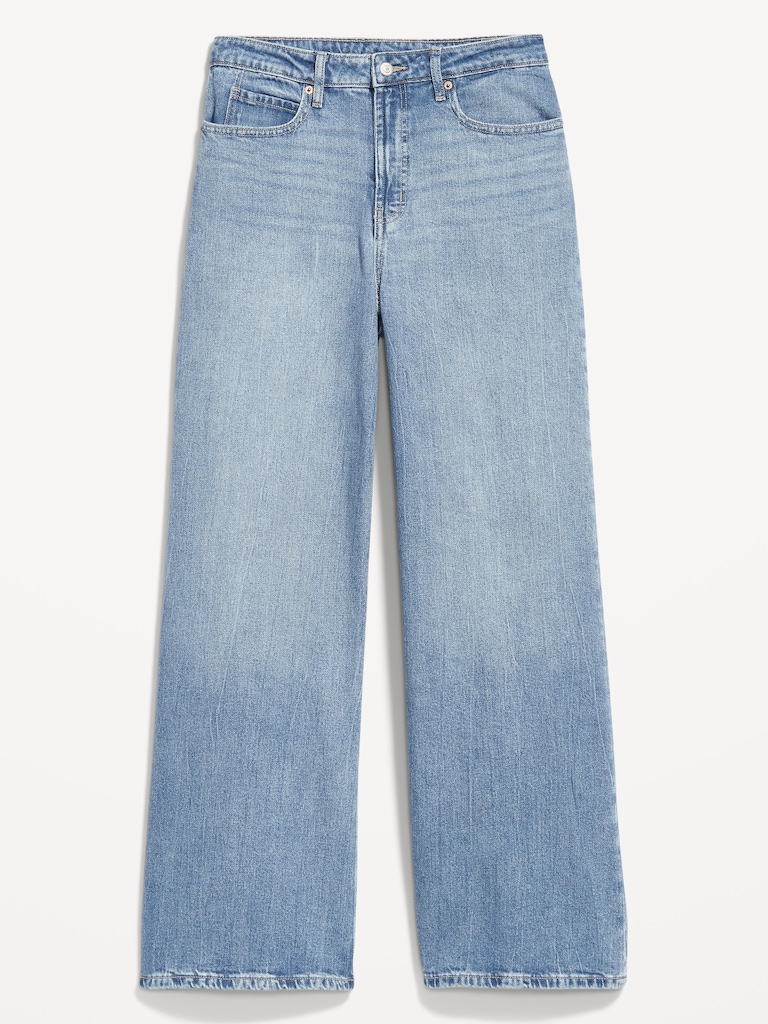 Extra High-Waisted Super Wide-Leg Jeans