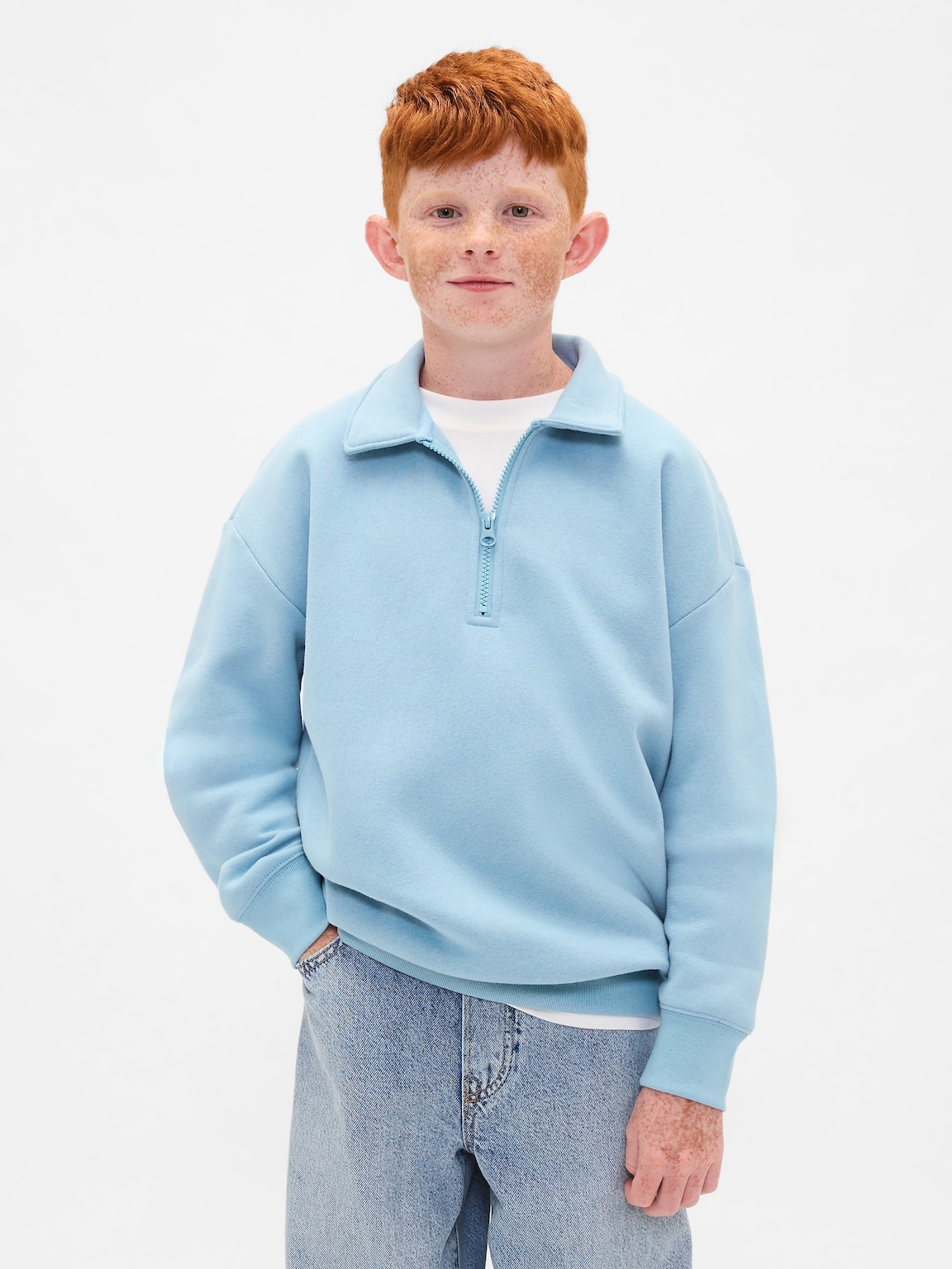 Kids VintageSoft Quarter-Zip Pullover