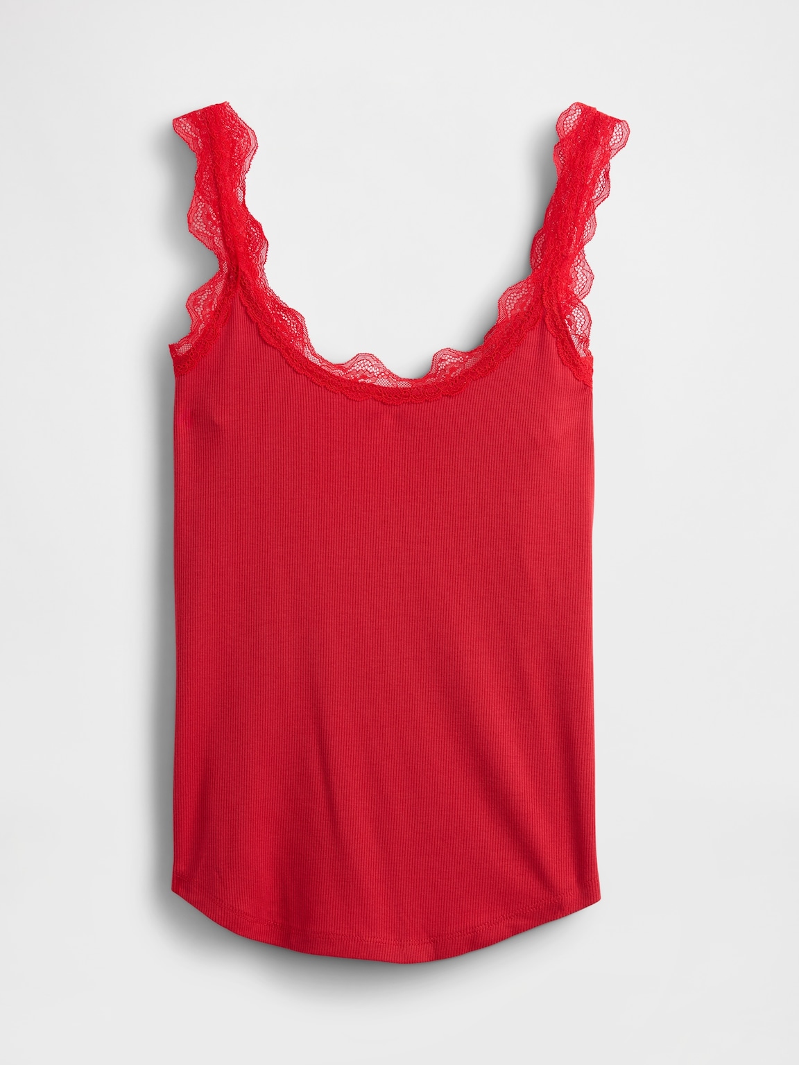 Mini Rib Lace PJ Tank Top