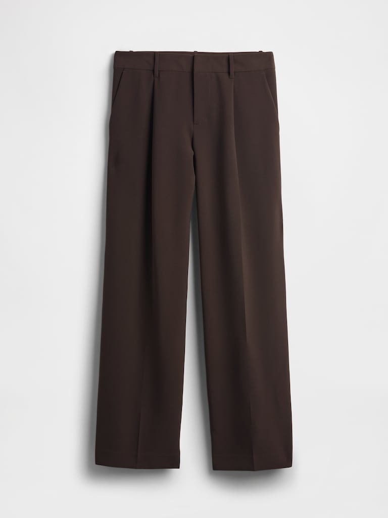 365 Low Rise Pleated Wide-Leg Trousers